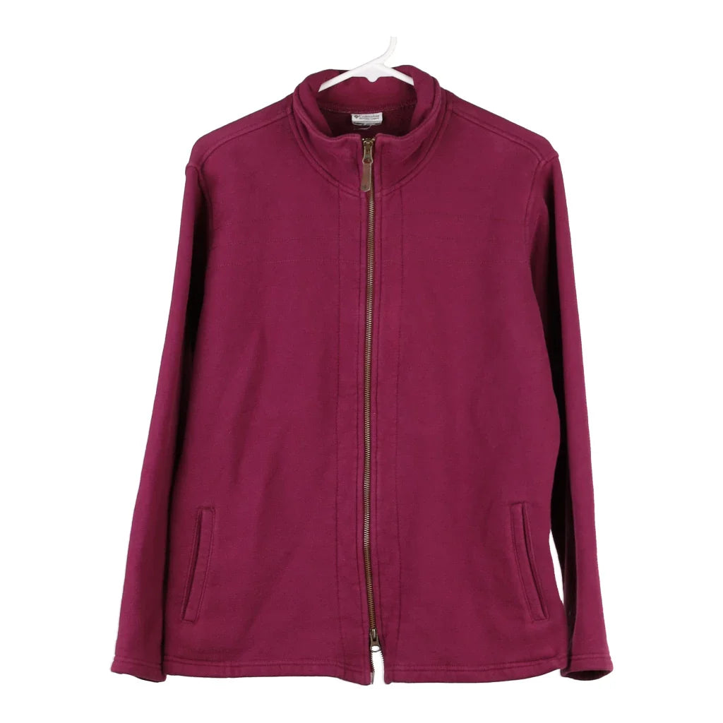 image of Columbia Zip Up - XL Pink Cotton Blend