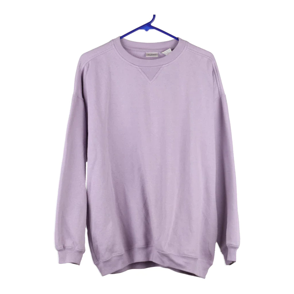 image of Jenny Buchanan Sweatshirt - Large Purple Cotton Blend