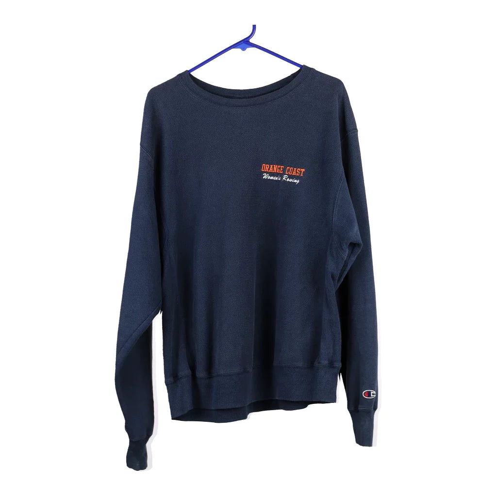 image of Orange Coast Champion Sweatshirt - Medium Blue Cotton Blend
