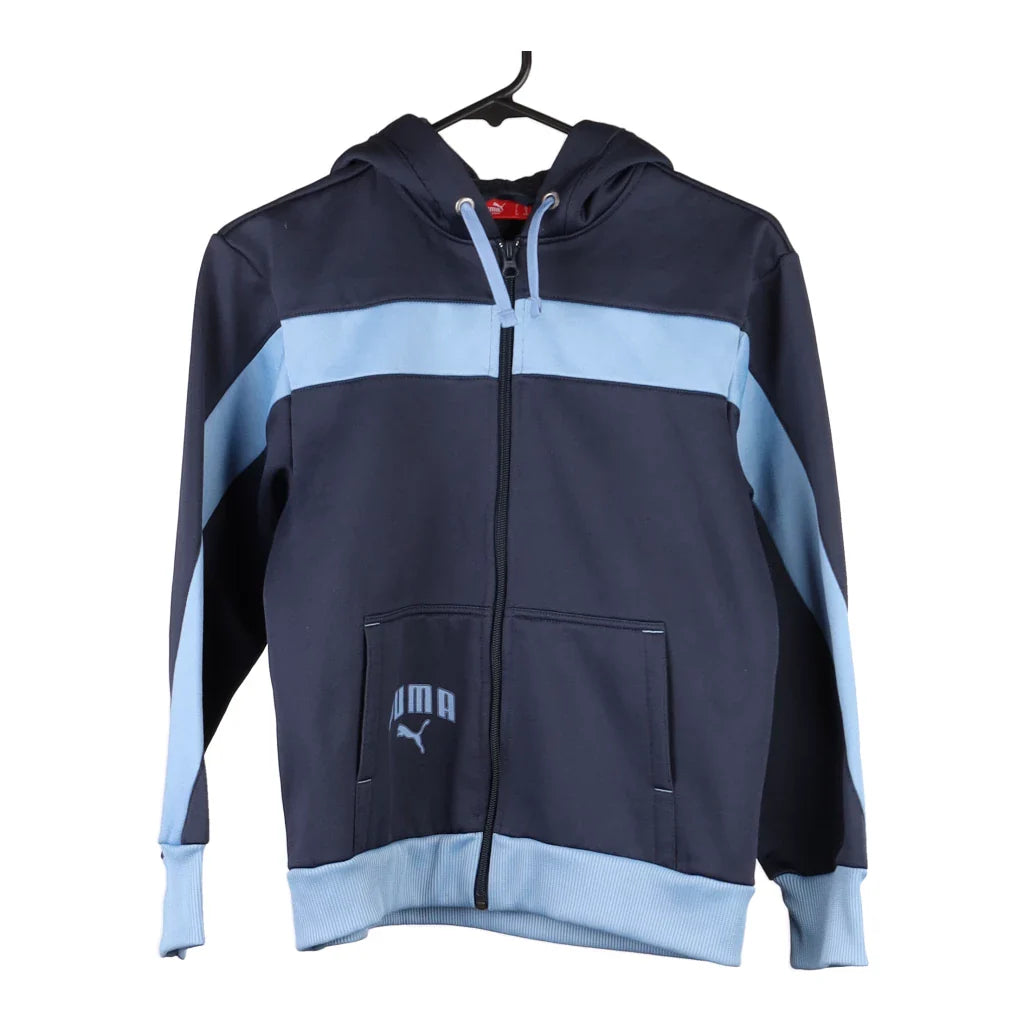 image of Age 12 Puma Track Jacket - Large Navy Polyester