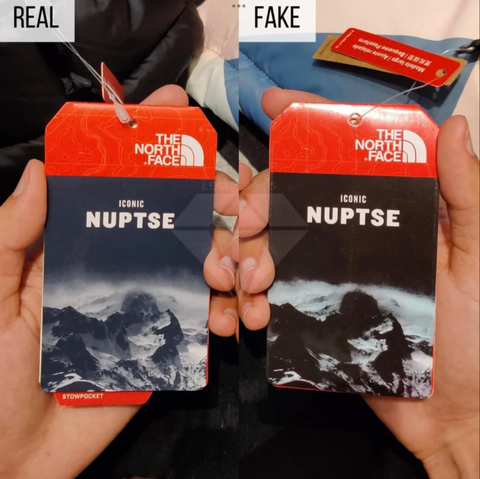 Figure 6. Real vs Fake Hang Tags