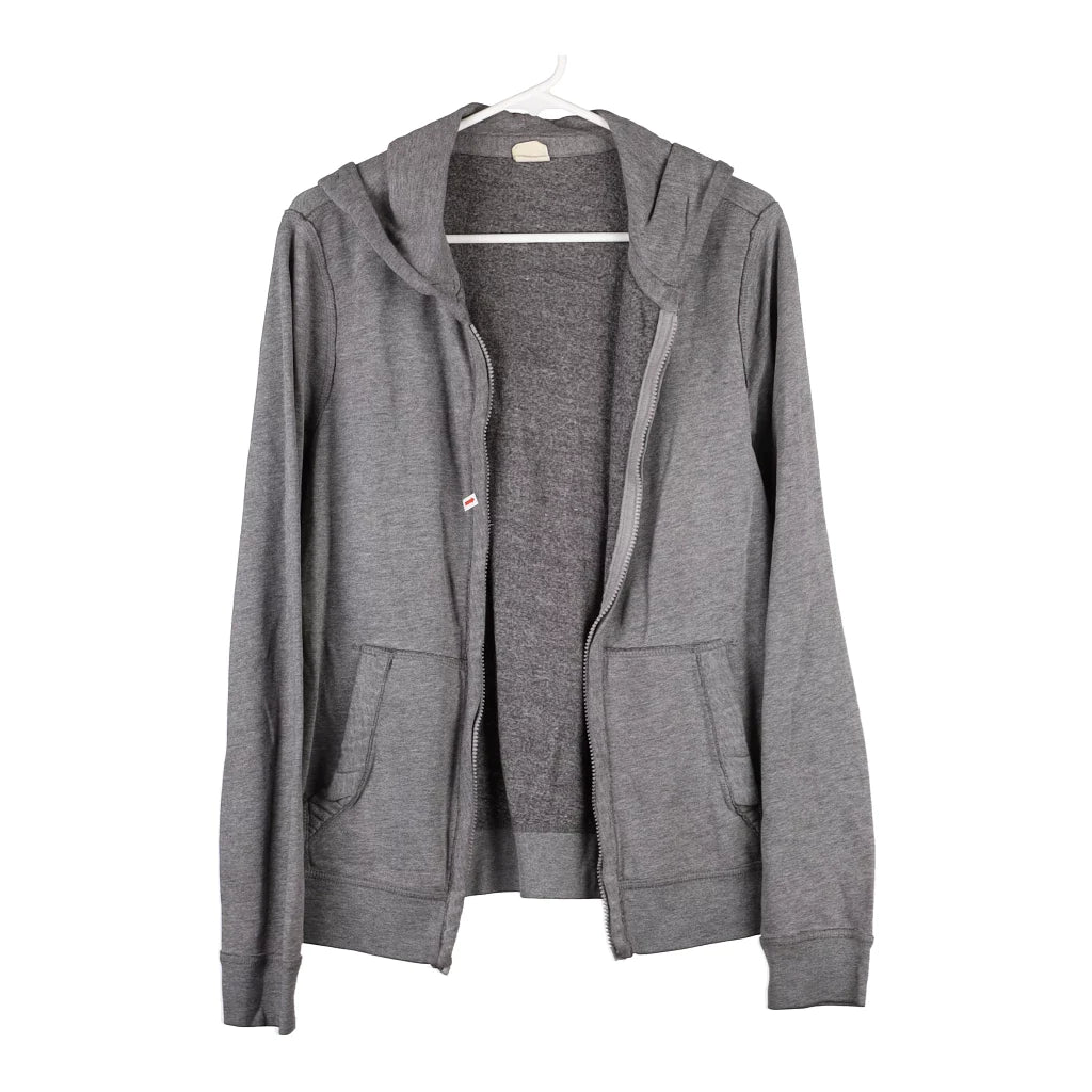 Image of Hollister Hoodie - Small Grey Cotton Blend