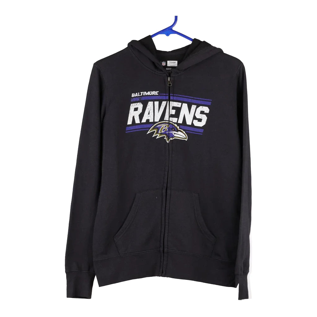 image of Baltimore Ravens Nfl Hoodie - Medium Black Cotton