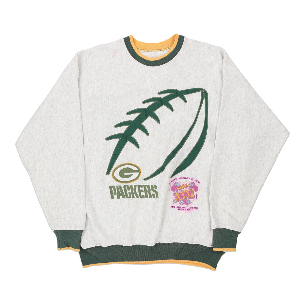 image of Green Bay Packers Legends Athletic NFL Sweatshirt - 2XL Grey Cotton Blend