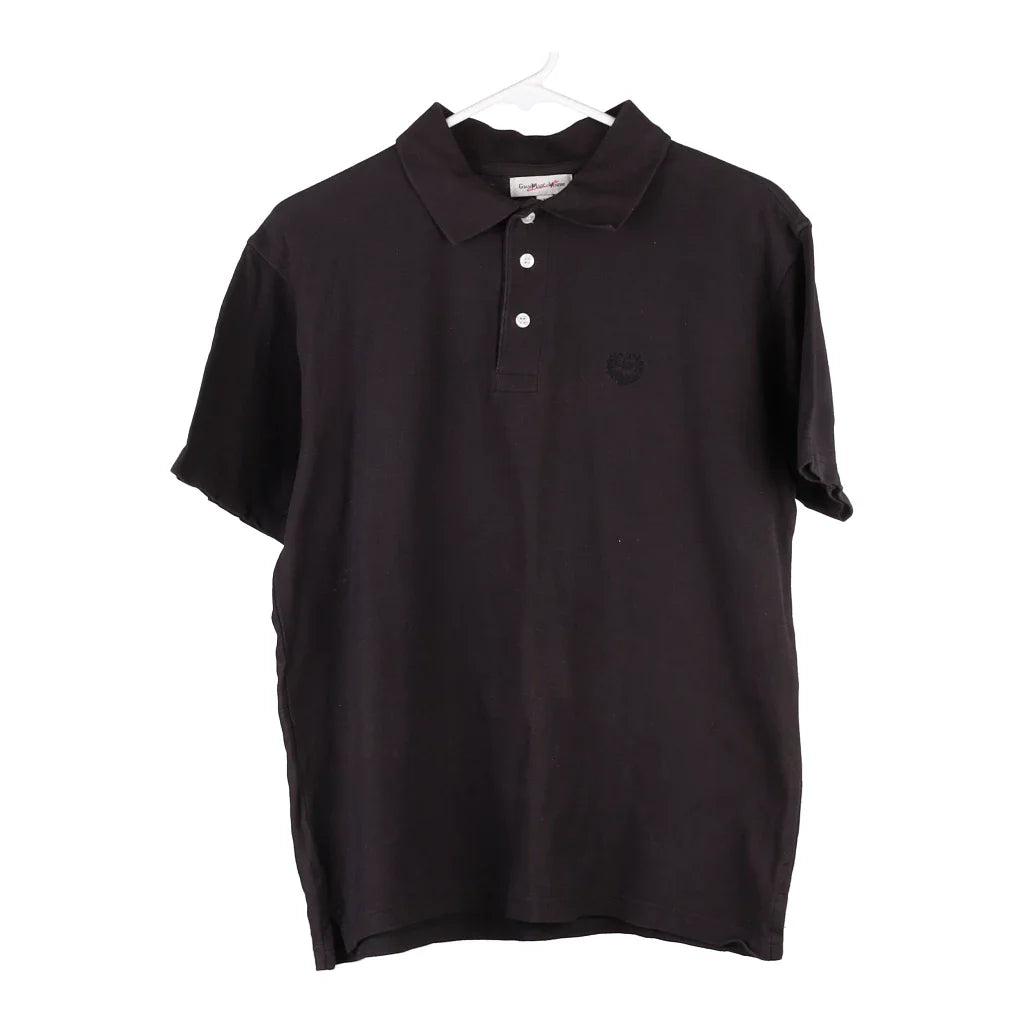 Image of Gian Marco Venturi Polo Shirt - Large Brown Cotton