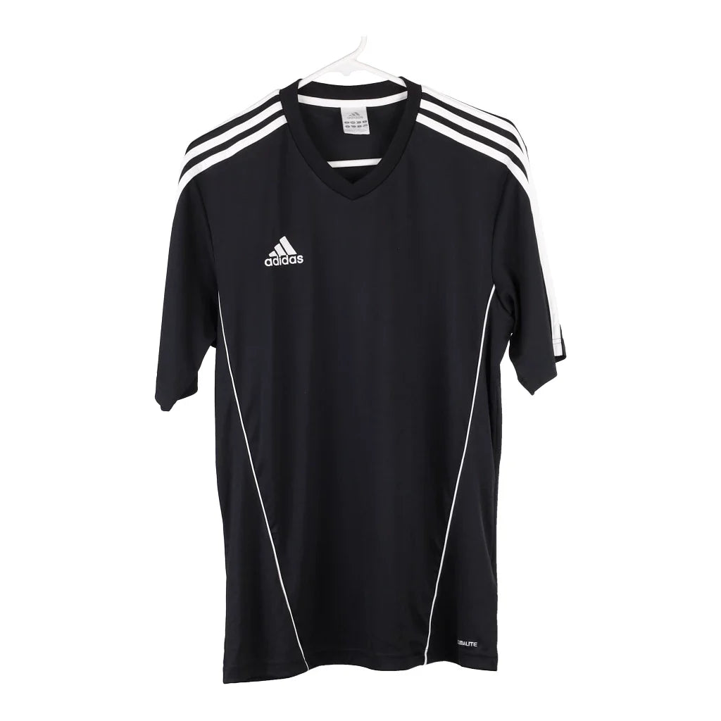 image of Adidas V-neck T-Shirt - Medium Black Polyester