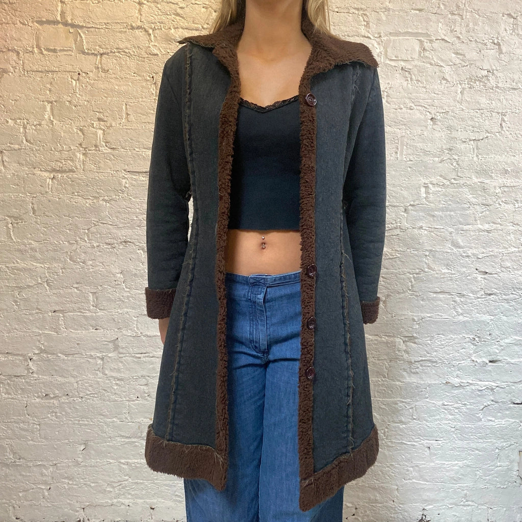 image of Unbranded Denim Jacket - Medium Blue Cotton Blend