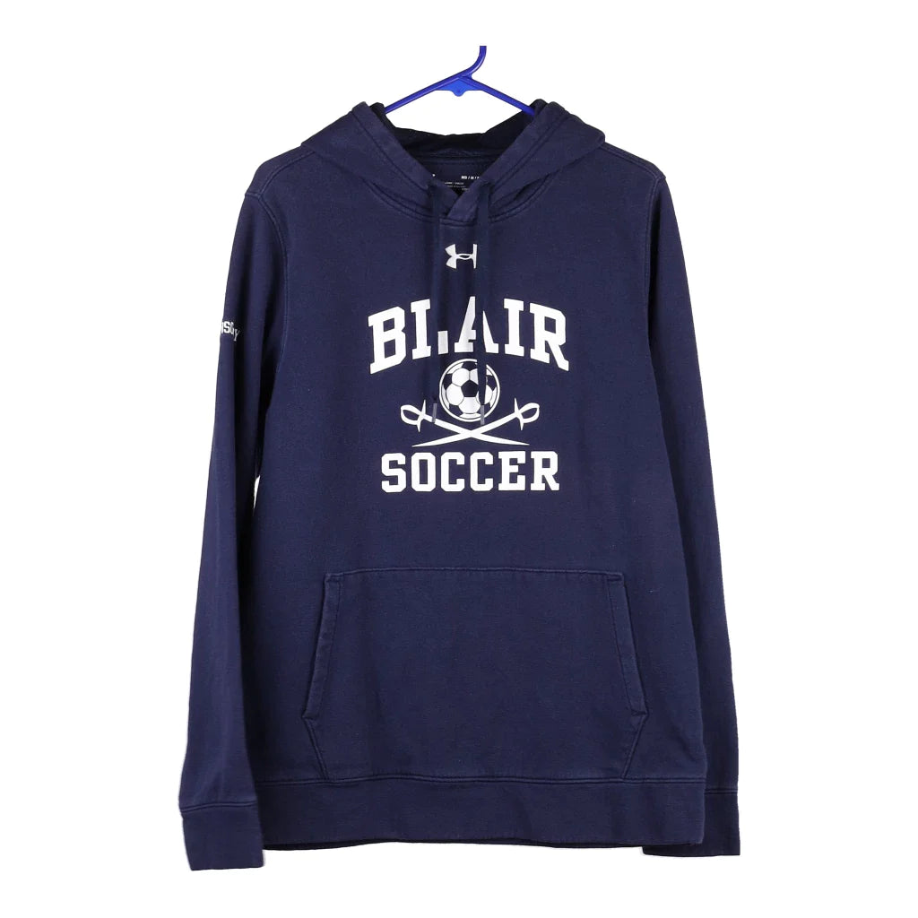 image of Blair Soccer Under Armour Hoodie - Medium Navy Cotton Blend