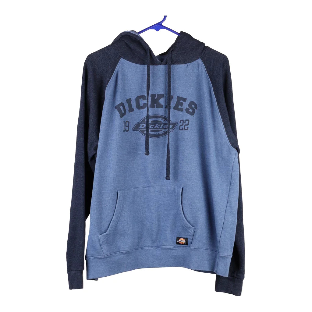 image of Dickies Hoodie - Large Blue Cotton Blend