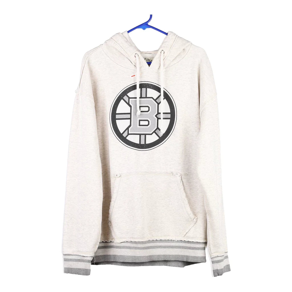 image of Nhl Hoodie - XL Grey Cotton Blend