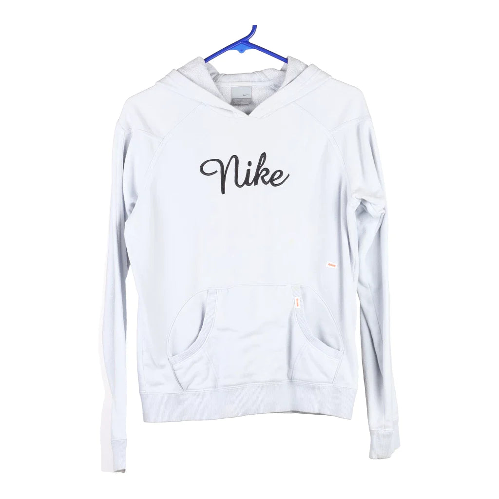 image of Nike Hoodie - Medium Blue Cotton Blend