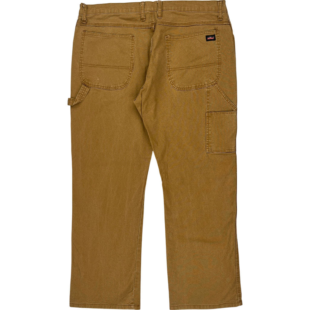 image of Dickies Work Pants - 38W 29L - Brown Cotton Blend