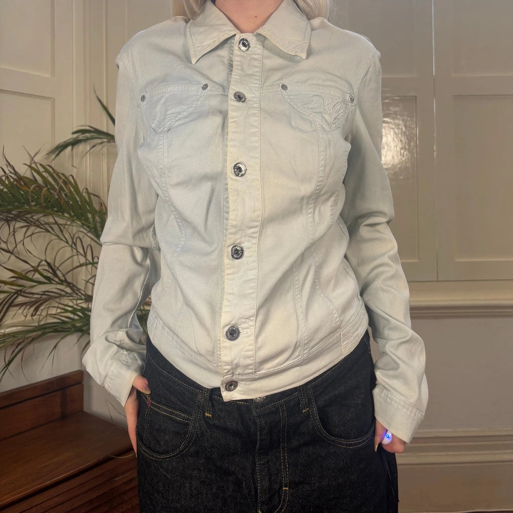 image of Dolce & Gabbana Denim Jacket - Medium Blue Cotton