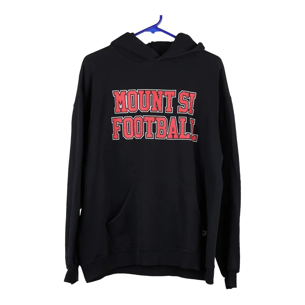 image of Mount Si Football Russell Athletic College Hoodie - Large Black Cotton Blend