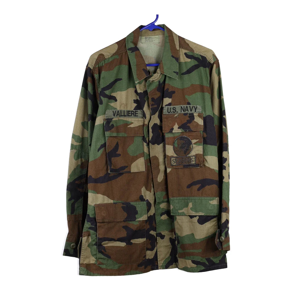 image of U.S. Navy Camo Jacket - Medium Khaki Cotton Blend