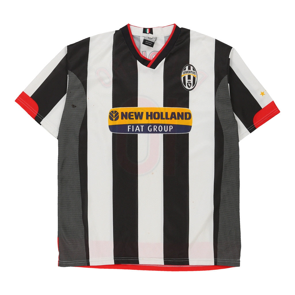 Image of Juventus Replica Football Shirt - XL Black & White Polyester