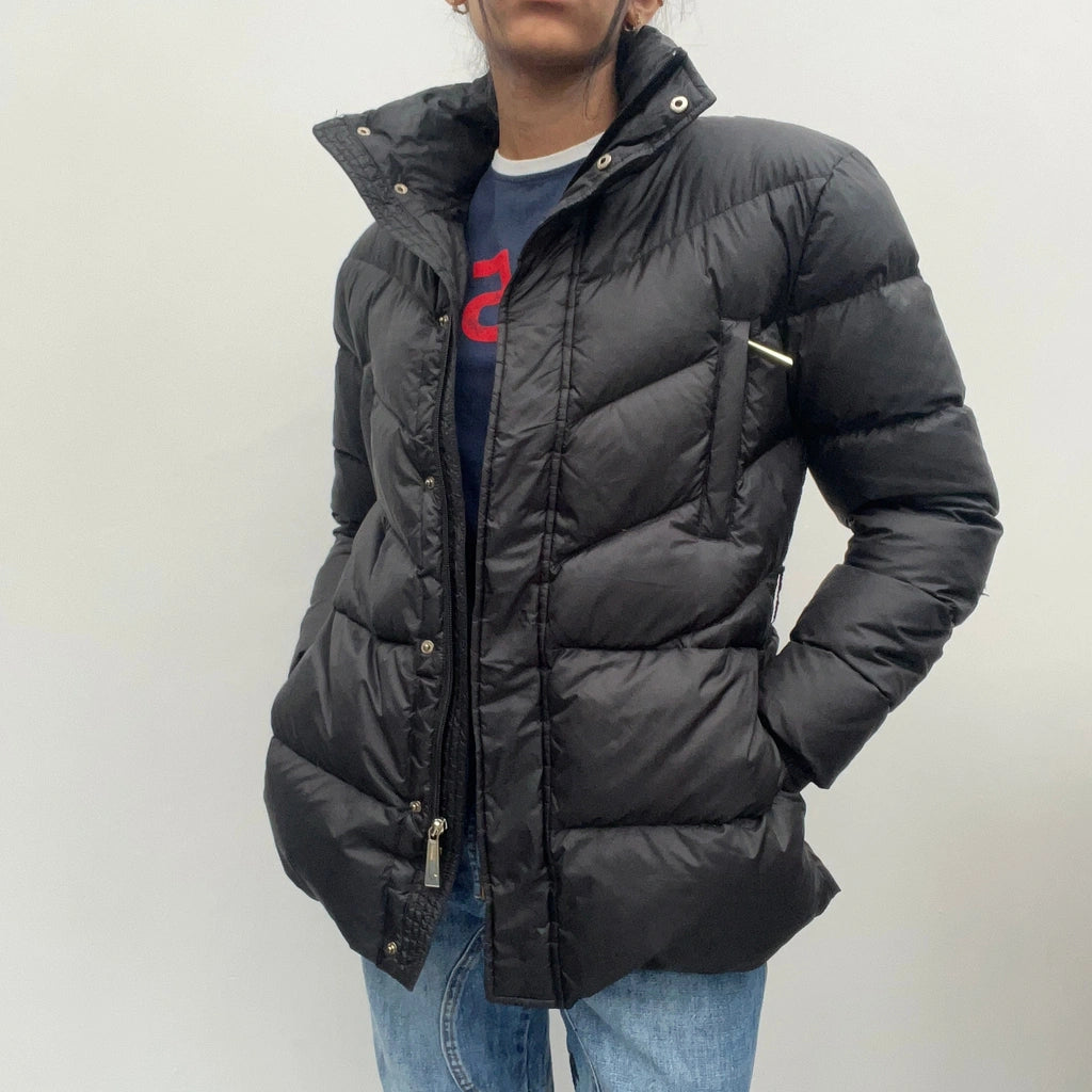 image of Just Cavalli Puffer - Large Black Nylon