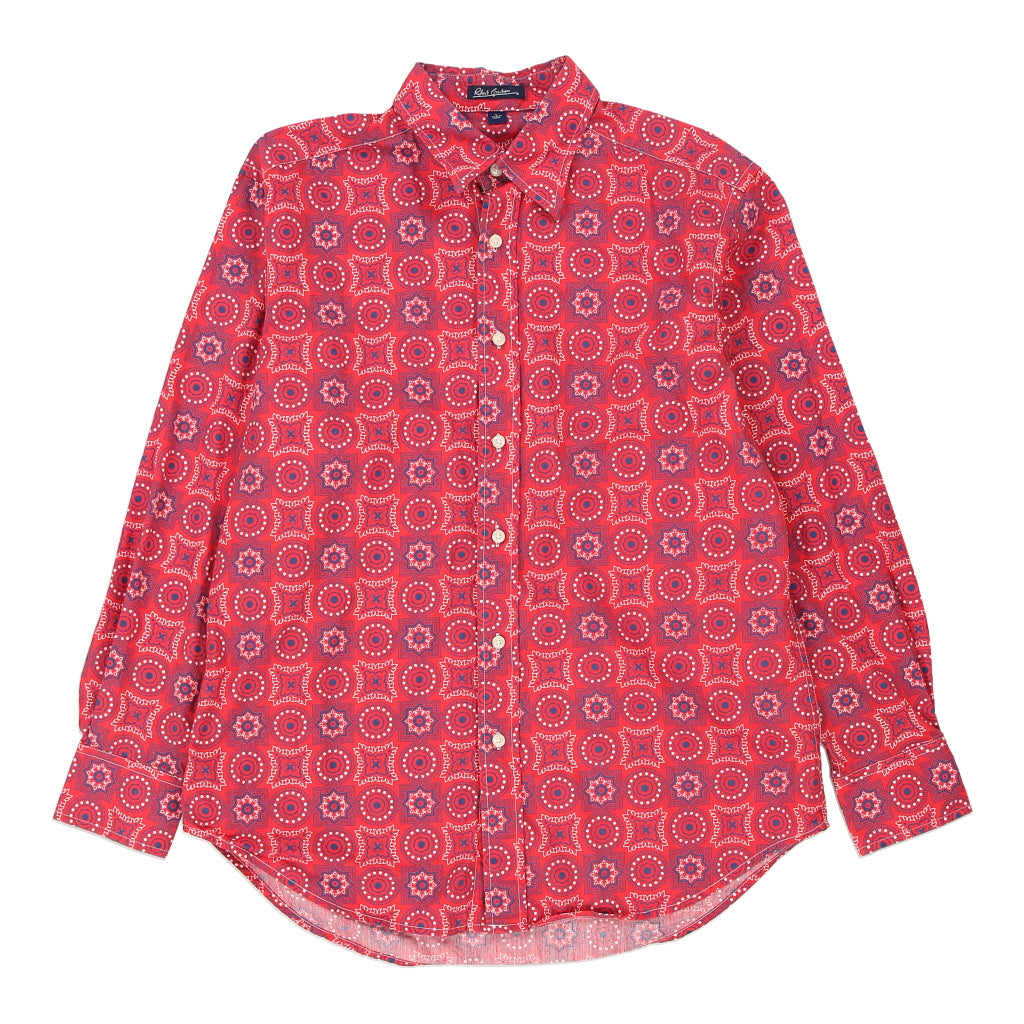 image of Robert Graham Patterned Shirt - Large Pink Cotton