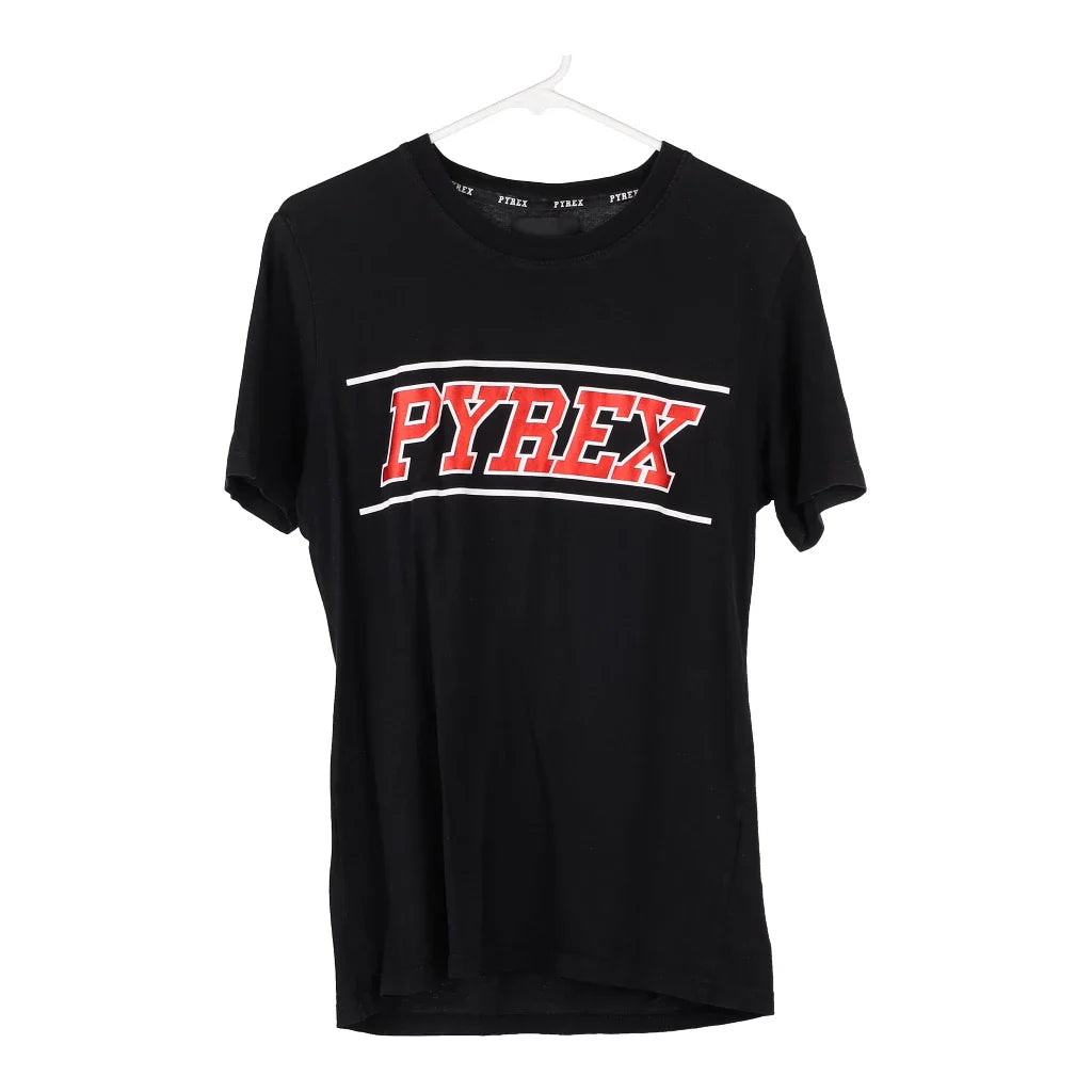 image of Pyrex Spellout T-Shirt - Medium Black Cotton