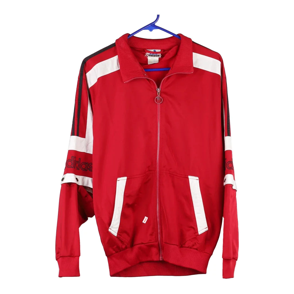 image of Adidas Track Jacket - Small Red Polyester