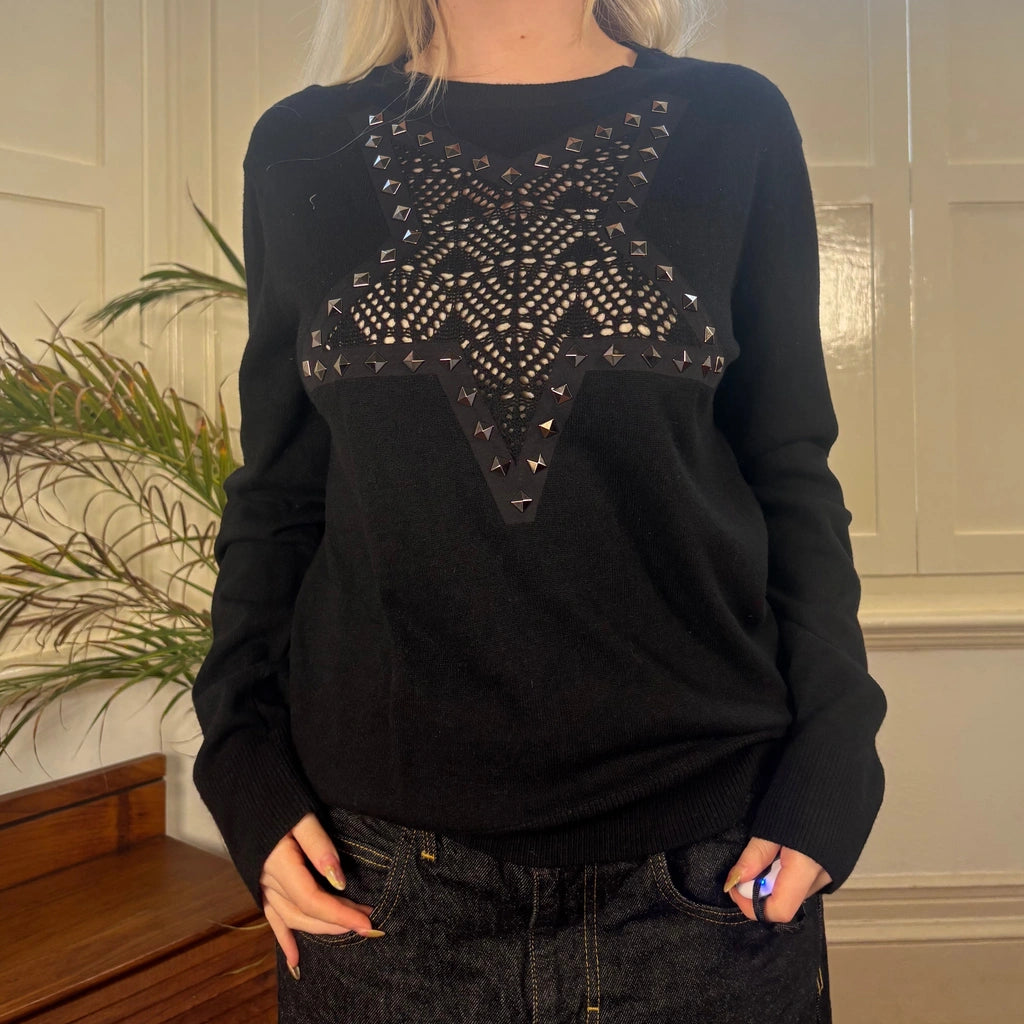 image of Love Moschino Jumper - XS Black Cashmere Blend