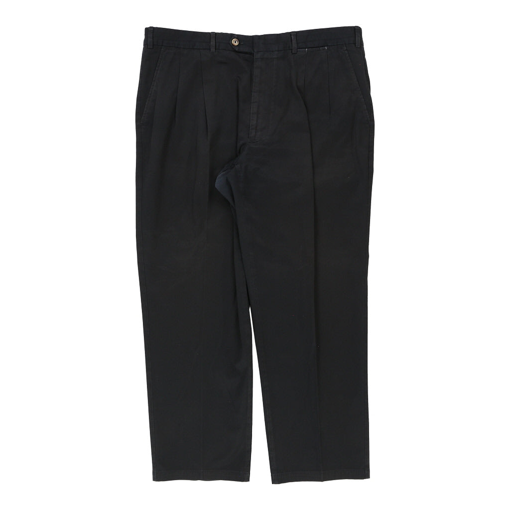 image of Burberry London Trousers - 40W 28L Black Cotton