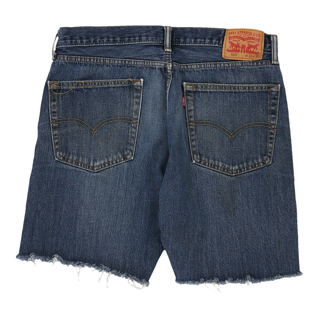 image of 505 Levis Denim Shorts - 36W 8L Blue Cotton