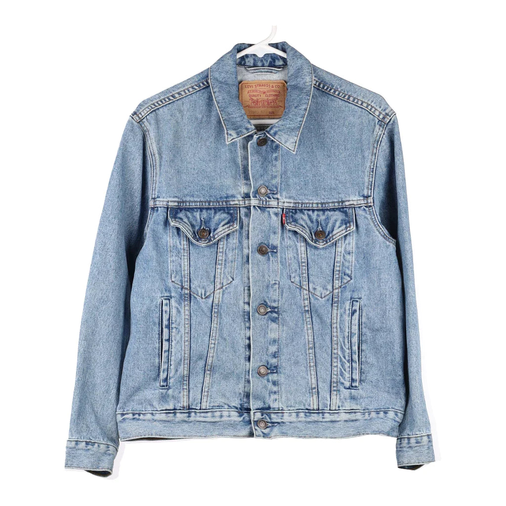 image of Levis Denim Jacket - Small Blue Cotton