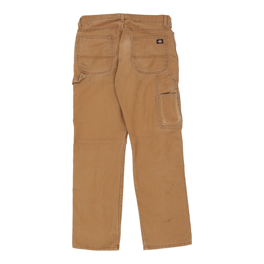 image of Dickies Carpenter Trousers - 31W 28L Brown Cotton