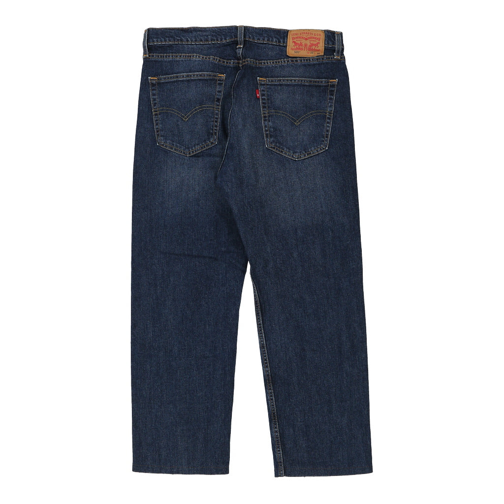 image of 505 Levis Jeans - 36W 25L Dark Wash Cotton