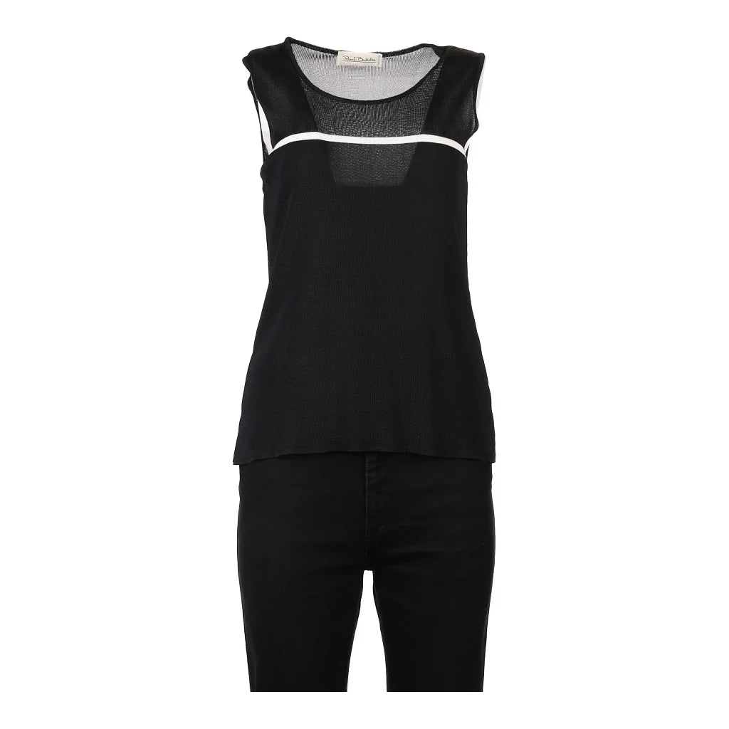 image of Renato Balestra Vest - Medium Black Viscose