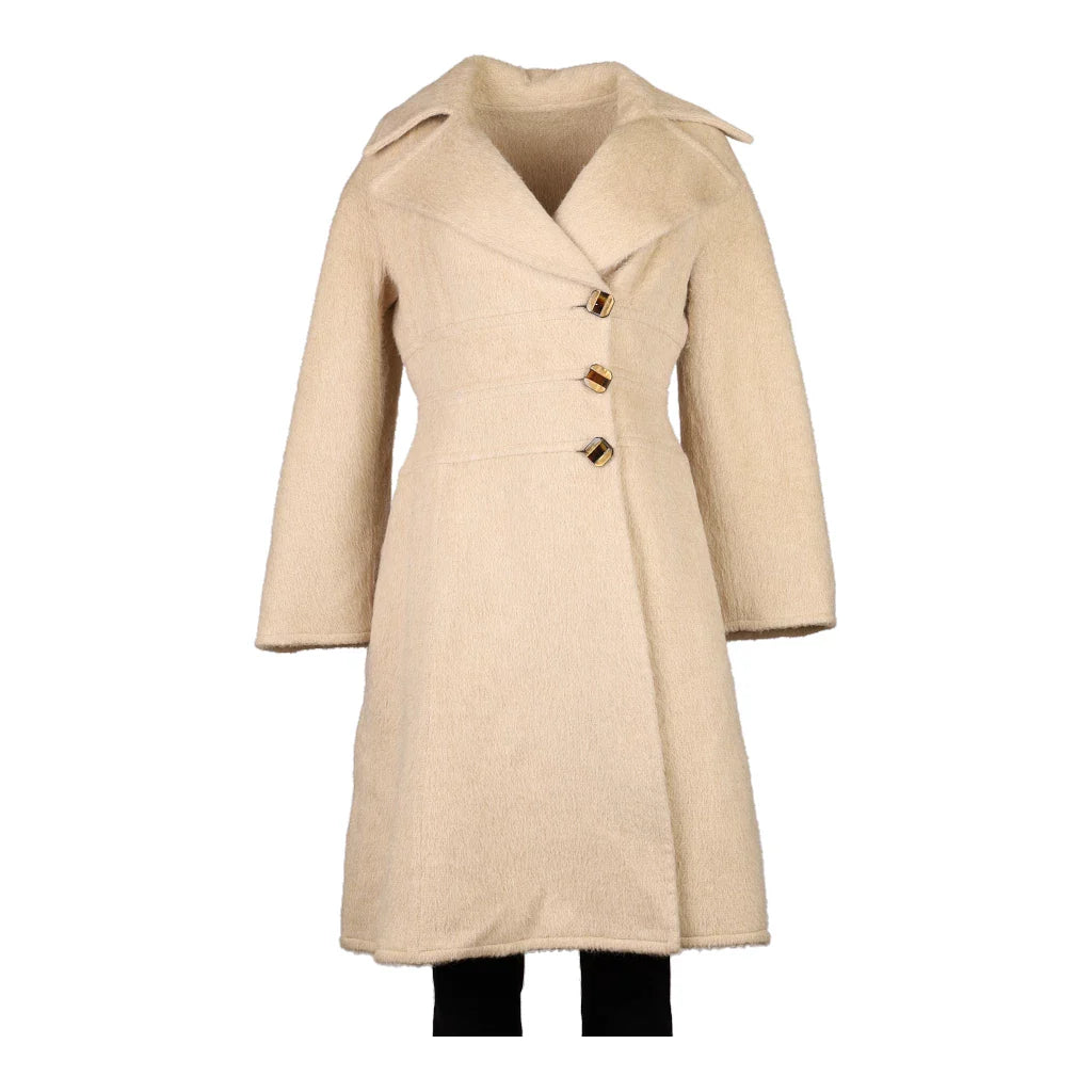 image of Unbranded Coat - Large Cream Alpaca Blend