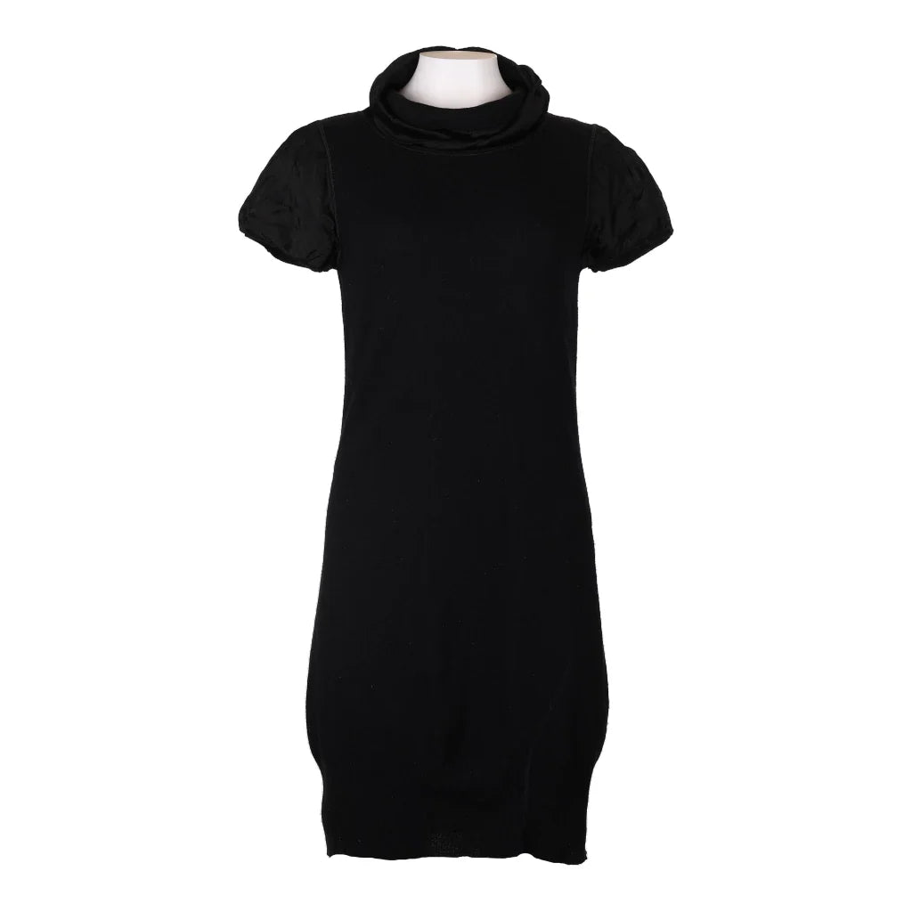 image of Love Moschino Midi Dress - Small Black Wool Blend