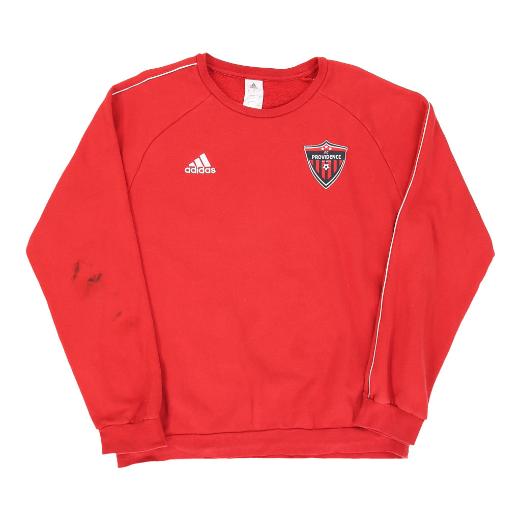 image of FC Providence Adidas Sweatshirt - Large Red Cotton Blend