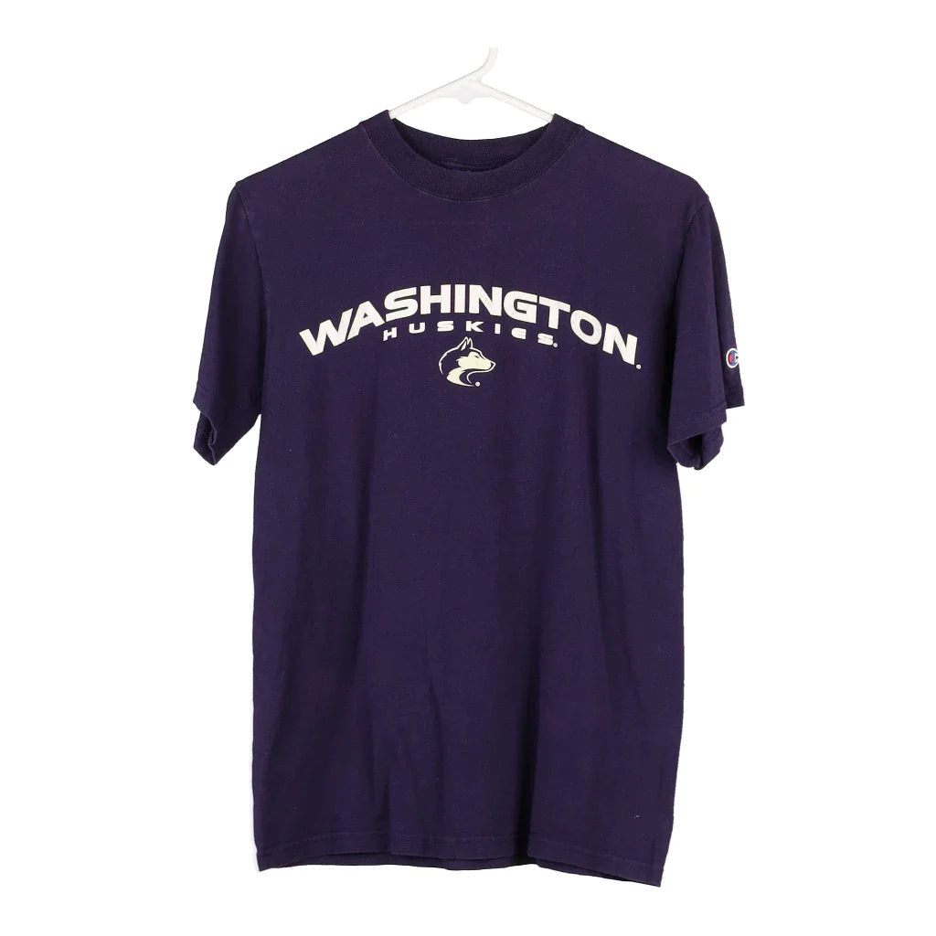 image of Washington Huskies Champion College T-Shirt - Small Purple Cotton