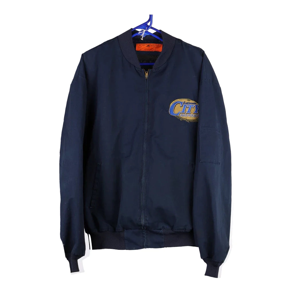 Image of LaCrosse City Brewery Red Kap Jacket - XL Navy Cotton Blend