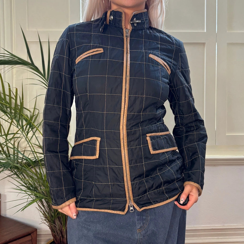 image of Fay Coat - Medium Black Nylon