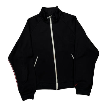 Nike Track Jacket - Medium Black Polyester