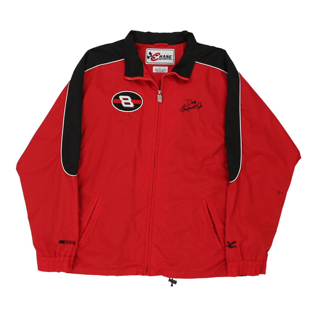 Image of Earnhardt Jr. Chase Authentics Nascar Jacket - Large Red Nylon