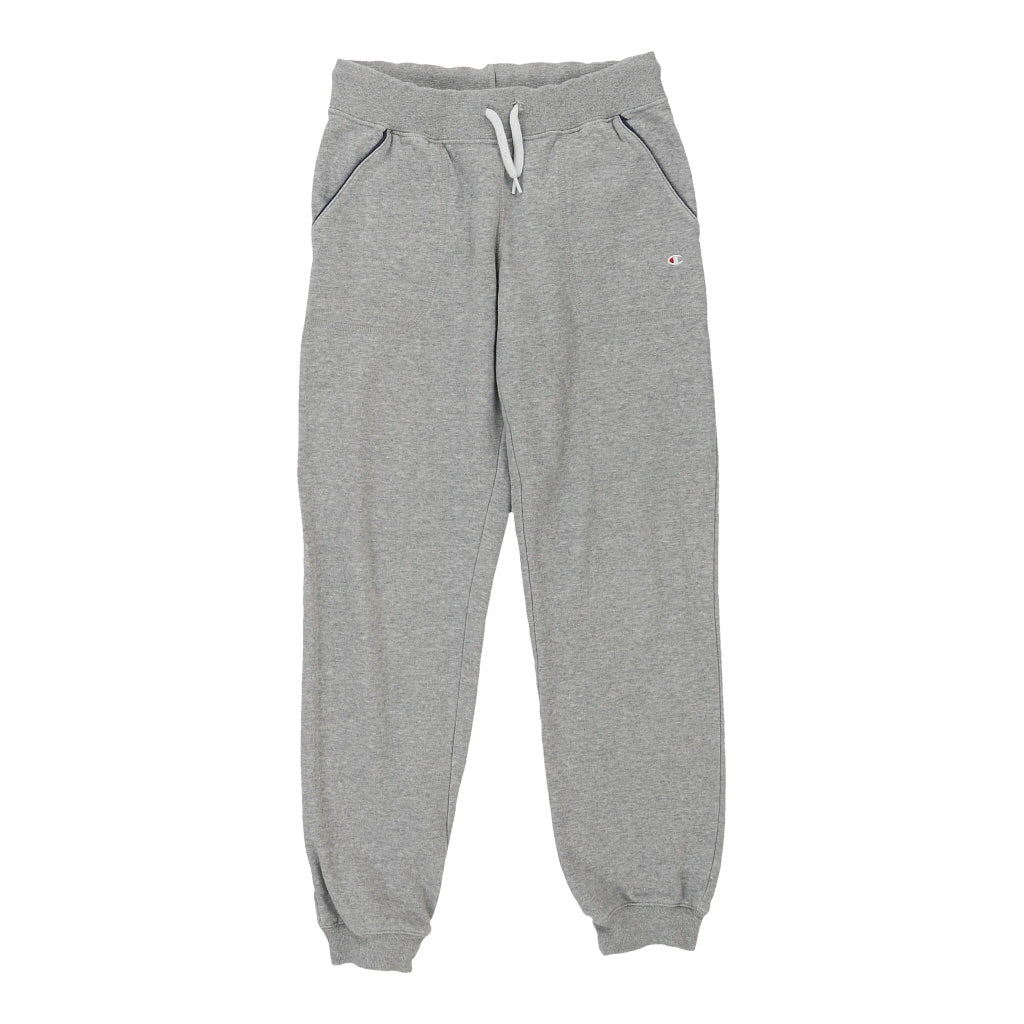 Image of Age 11-12 Champion Joggers - Large Grey Cotton Blend