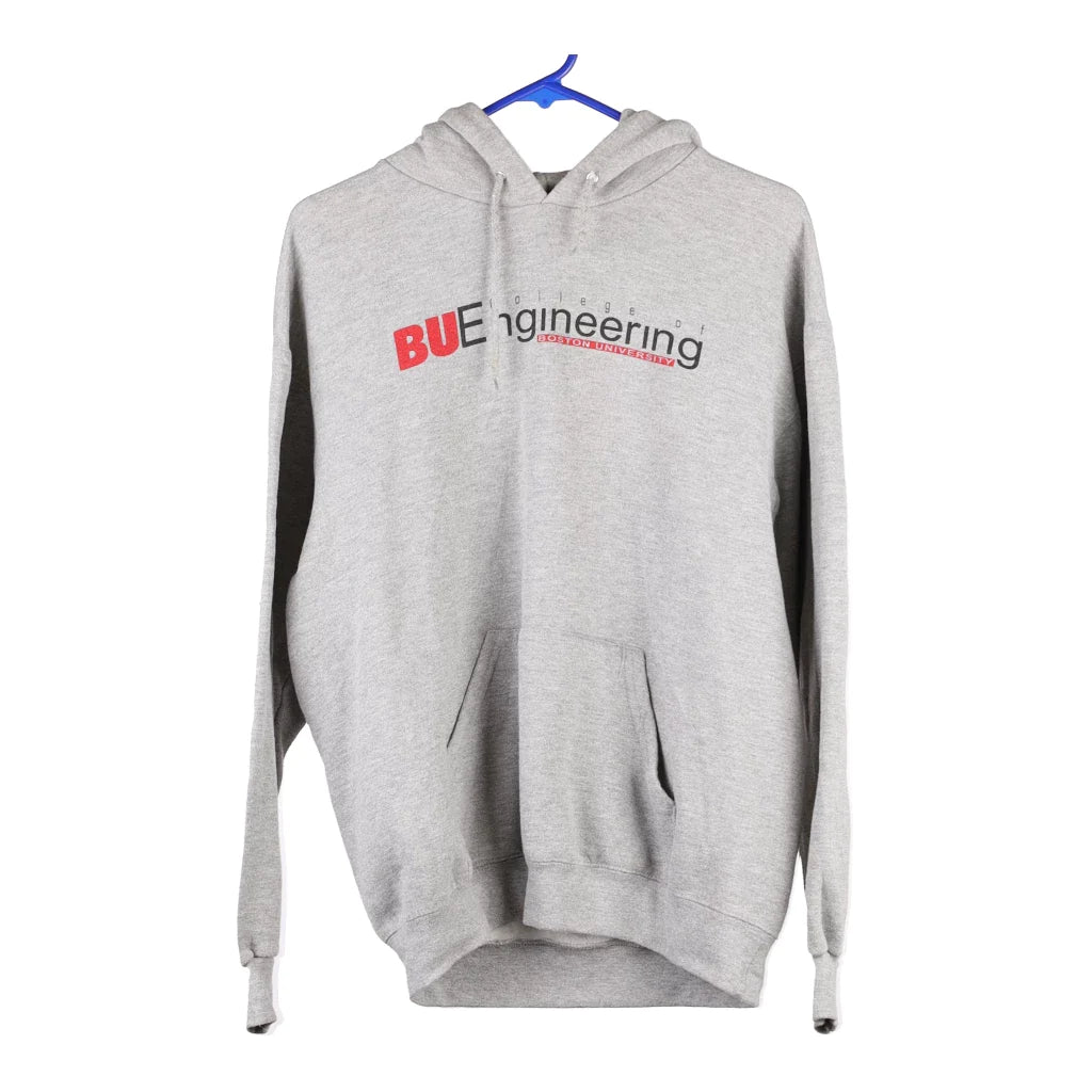 image of Boston University Lee Hoodie - Large Grey Cotton