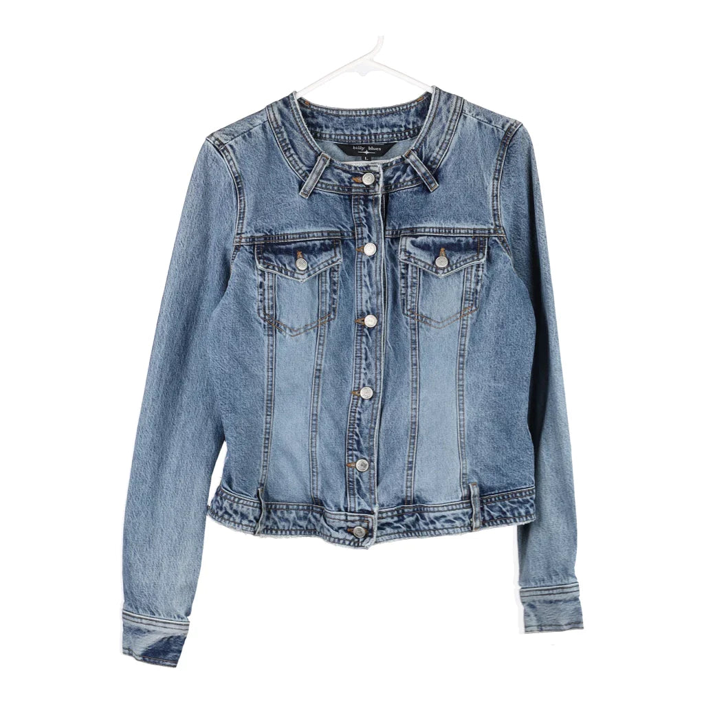 Image of Billy Blues Denim Jacket - Medium Blue Cotton