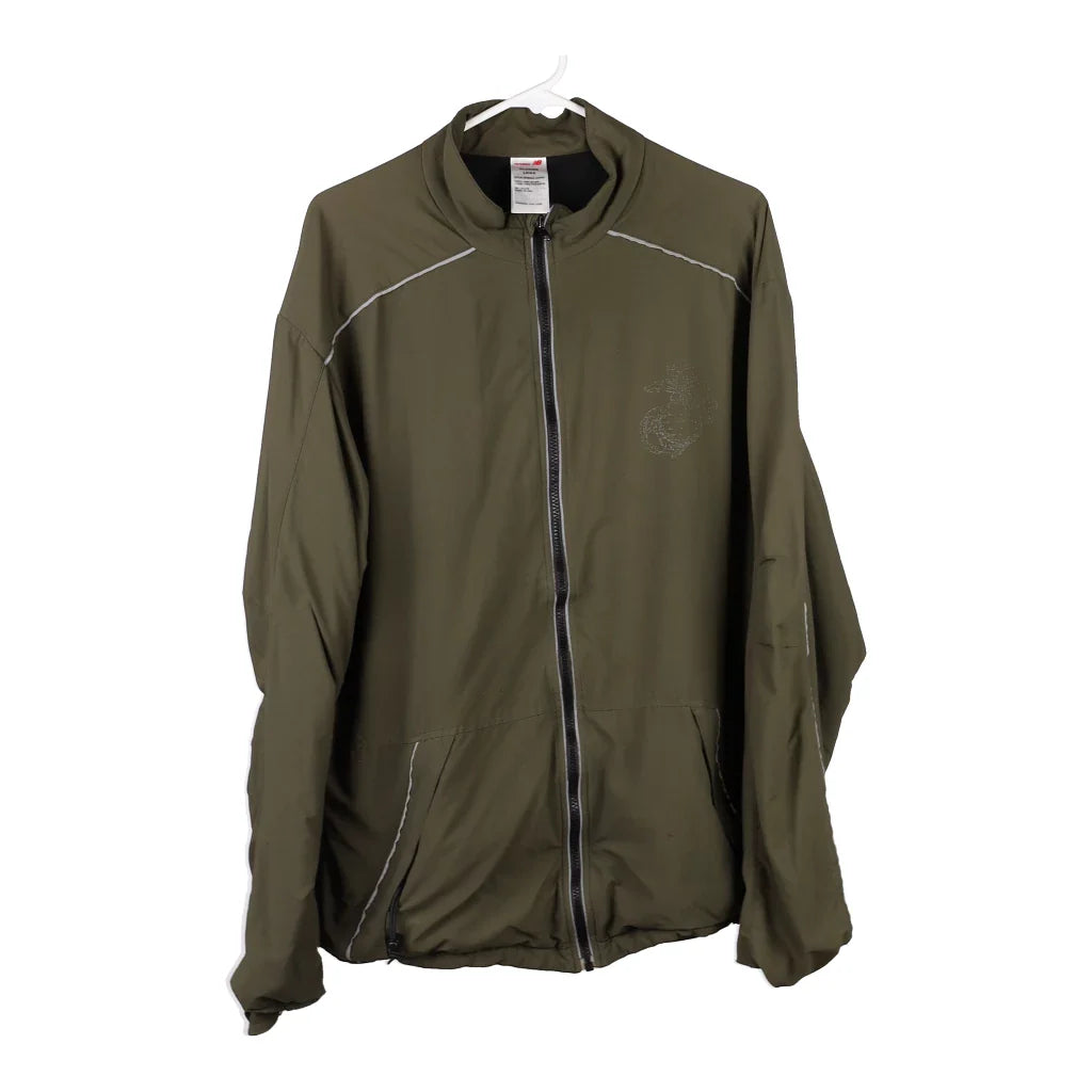 image of Marines New Balance Jacket - XL Khaki Polyester