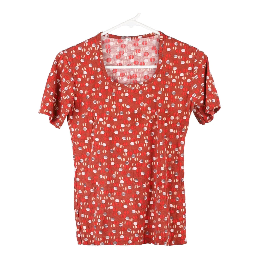 image of Ragno Top - Large Red Cotton