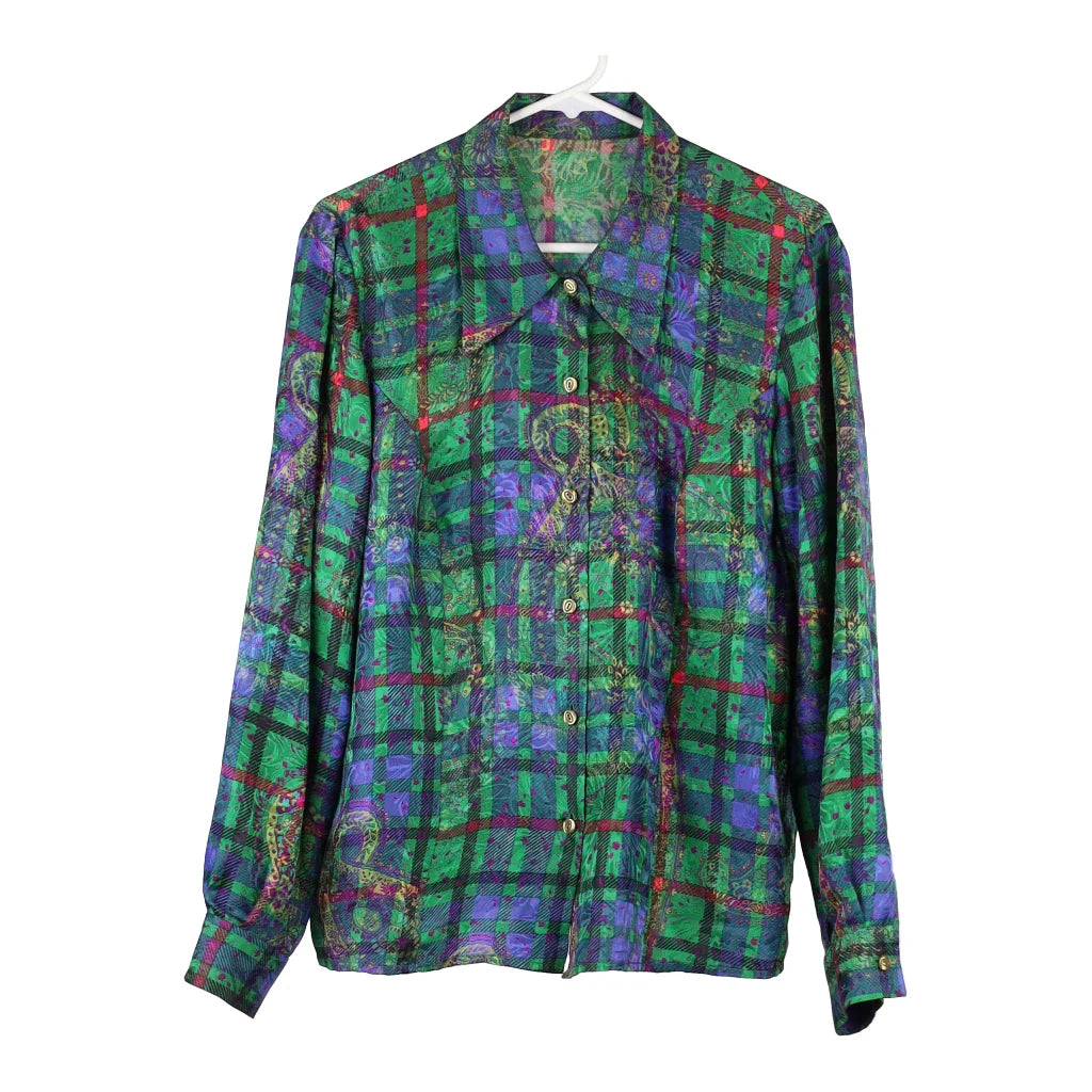 image of Unbranded Blouse - Large Green Viscose