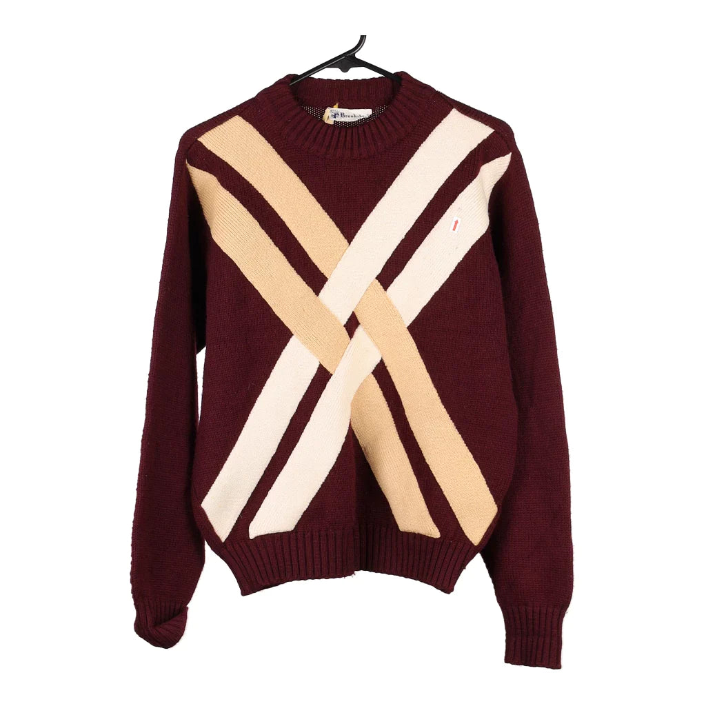 image of Brookshire Jumper - Medium Burgundy Wool