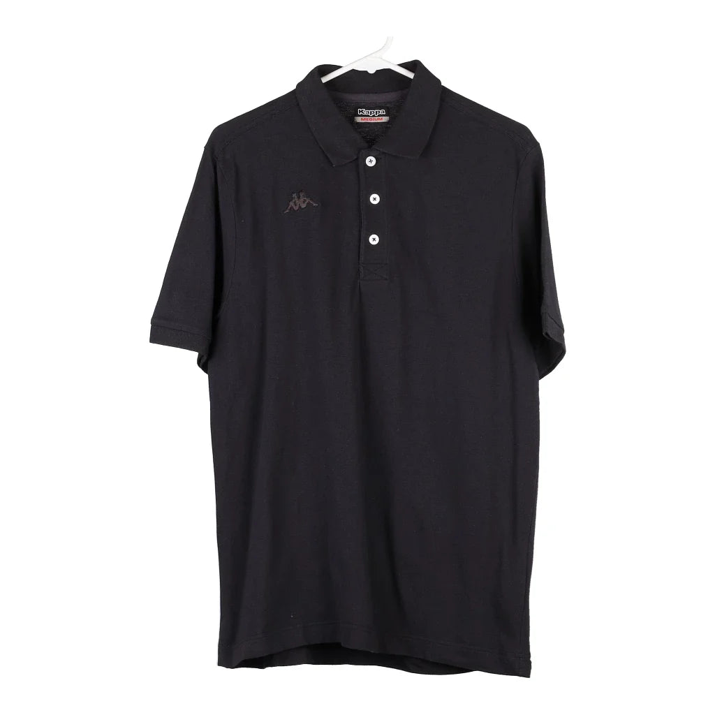 image of Kappa Polo Shirt - Medium Black Cotton