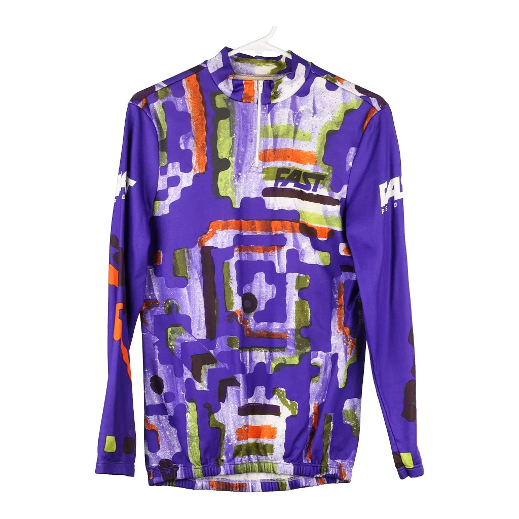 image of Fast 1/4 Zip - Small Purple Polyester