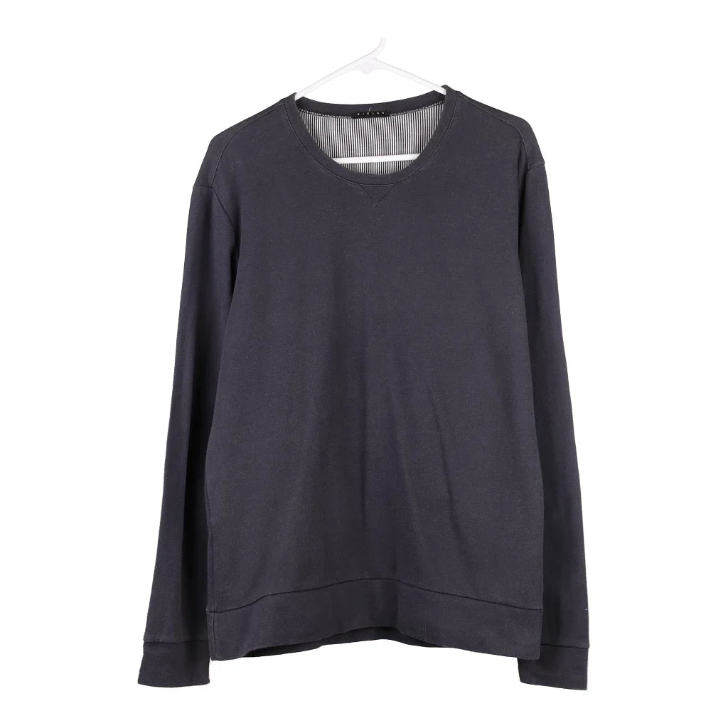 image of Sisley Sweatshirt - Large Grey Cotton Blend