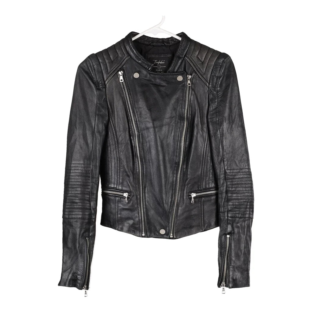 image of Zara Jacket - Small Black Leather